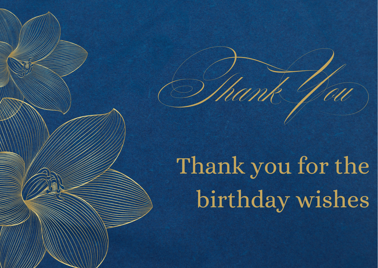 Thank you for the birthday wishes