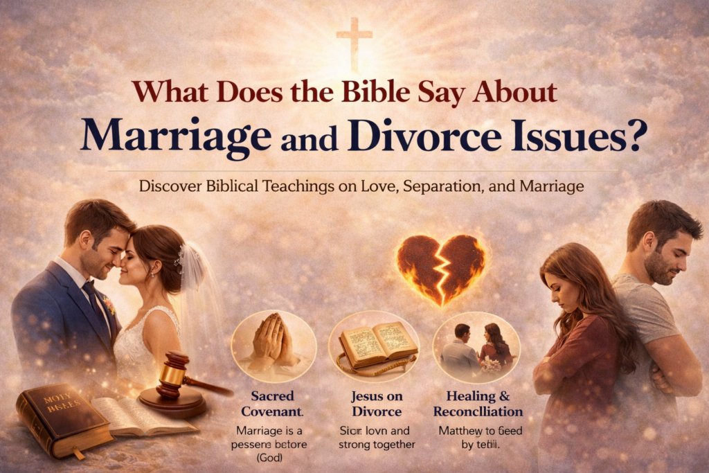 What Does the Bible Say About Marriage and Divorce Issues
