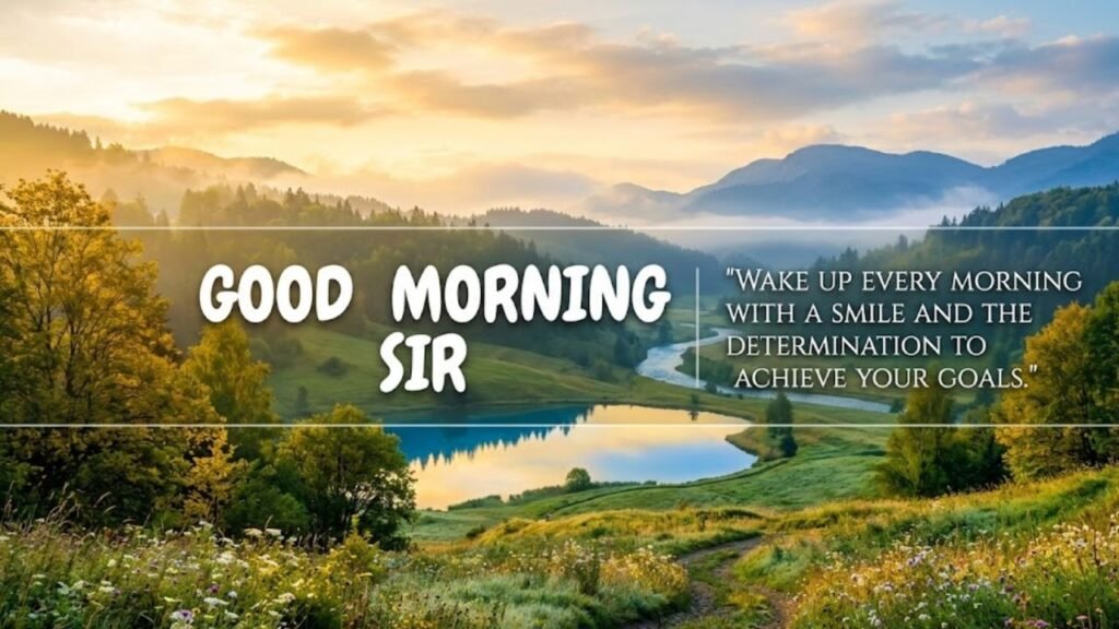 Inspirational Good Morning Quotes for Sir