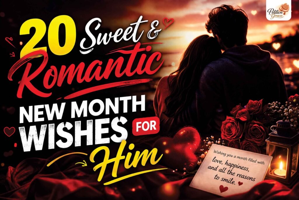 Sweet & Romantic New Month Wishes For Him