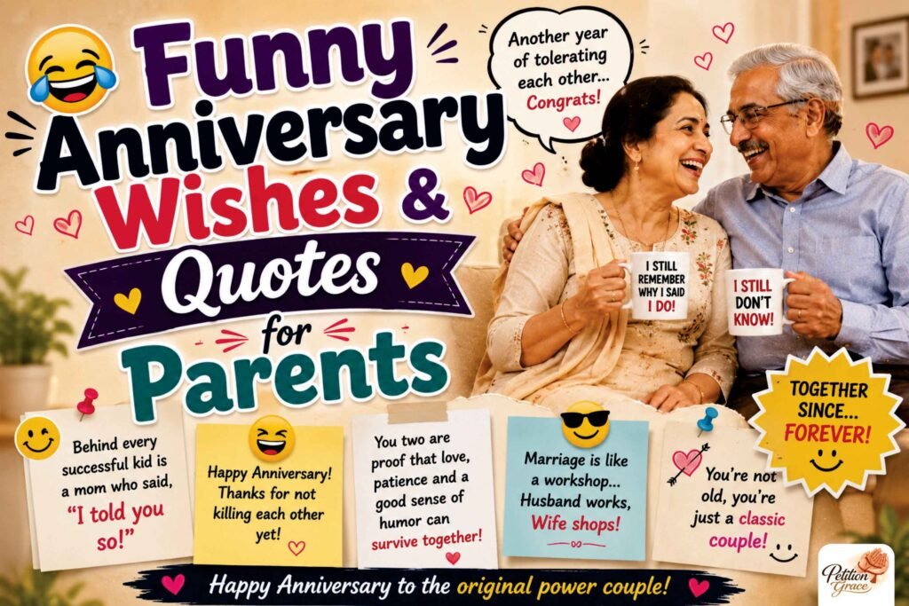 Funny Anniversary Wishes & Quotes