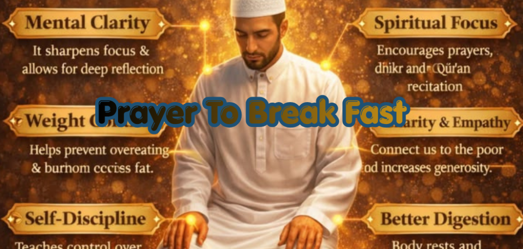 Prayer To Break Fast