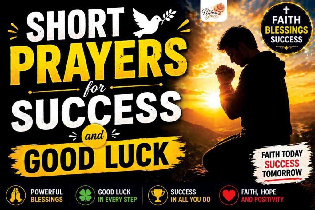 Prayers for Success and Good Luck