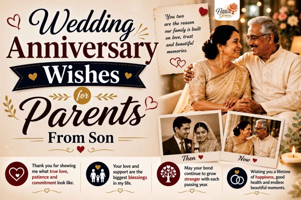 Wedding Anniversary Wishes for Parents