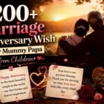 Marriage Anniversary Wish for Mummy Papa from Children
