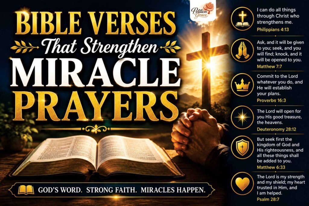 Bible Verses That Strengthen Miracle Prayers