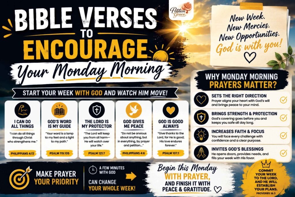 Bible Verses to Encourage Your Monday Morning