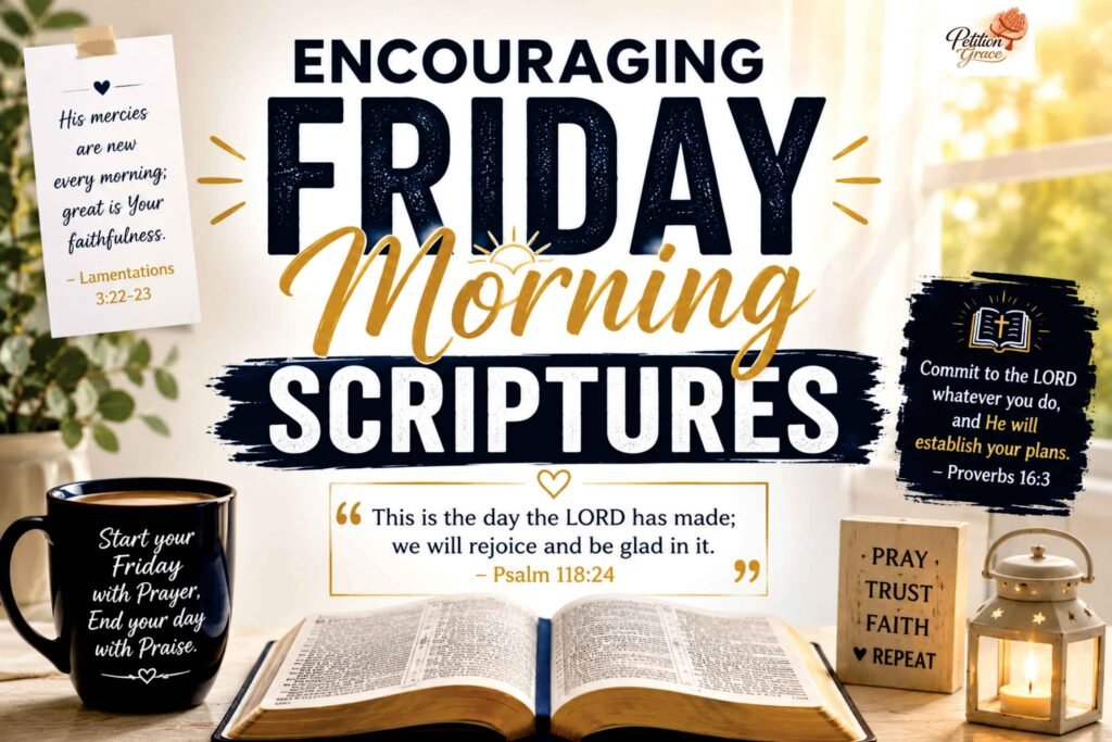 Encouraging Friday Morning Scriptures