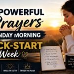 Monday Morning Prayers