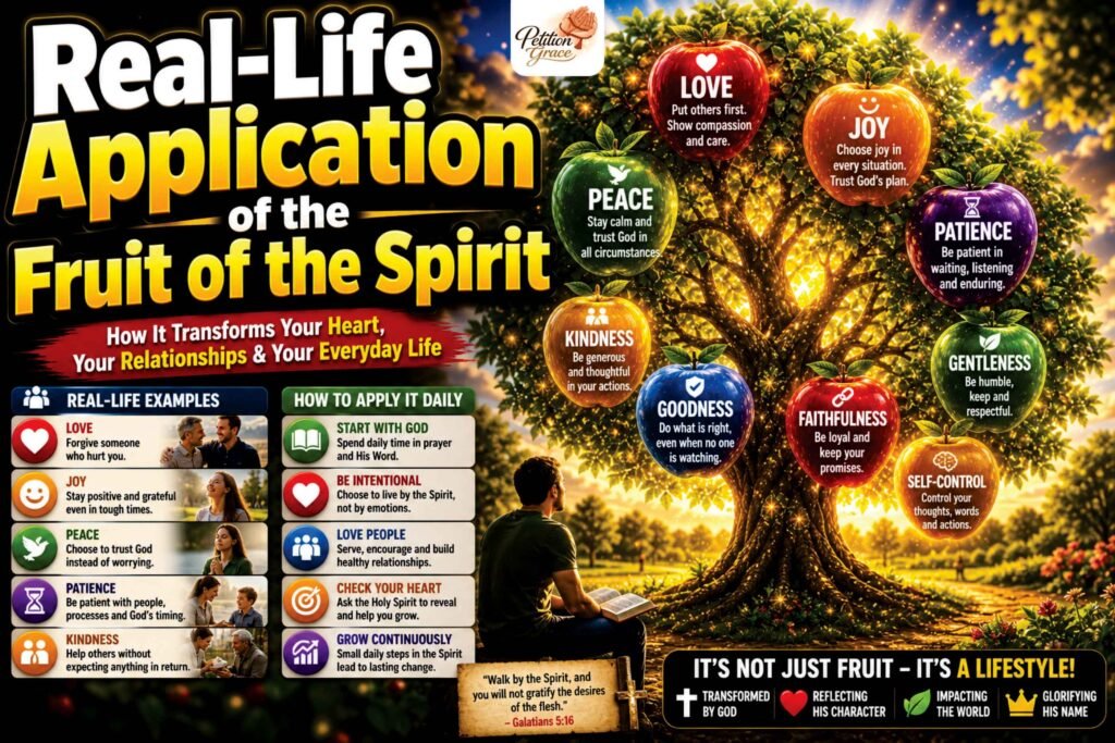 Real-Life Application of the Fruit of the Spirit