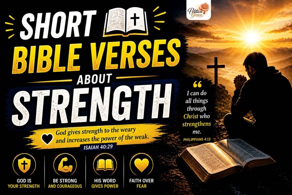 Short Bible Verses About Strength