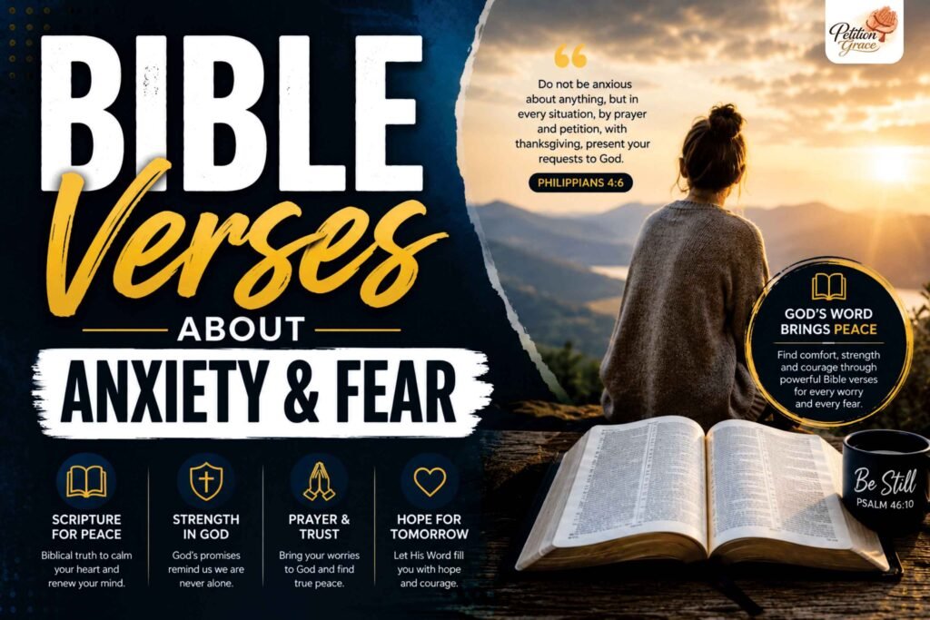 Bible Verses About Anxiety & Fear