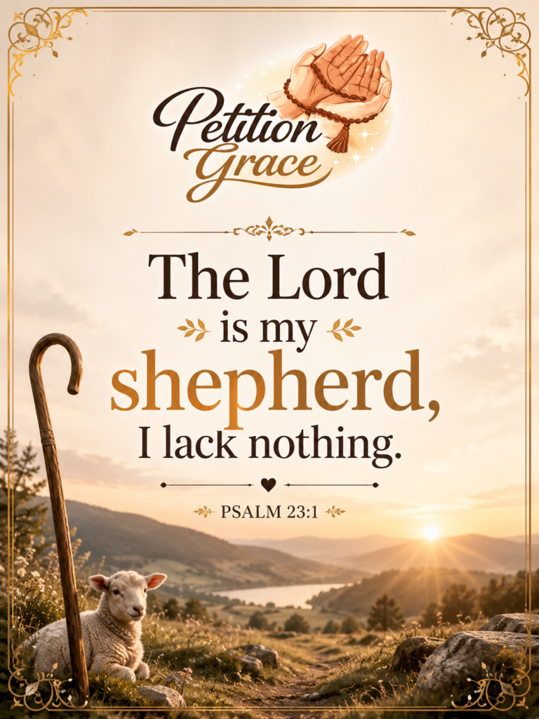 Bible Verse – Psalm 23:1–4