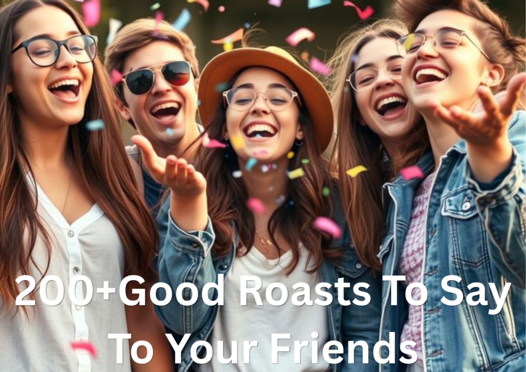 good roast to say to your friends