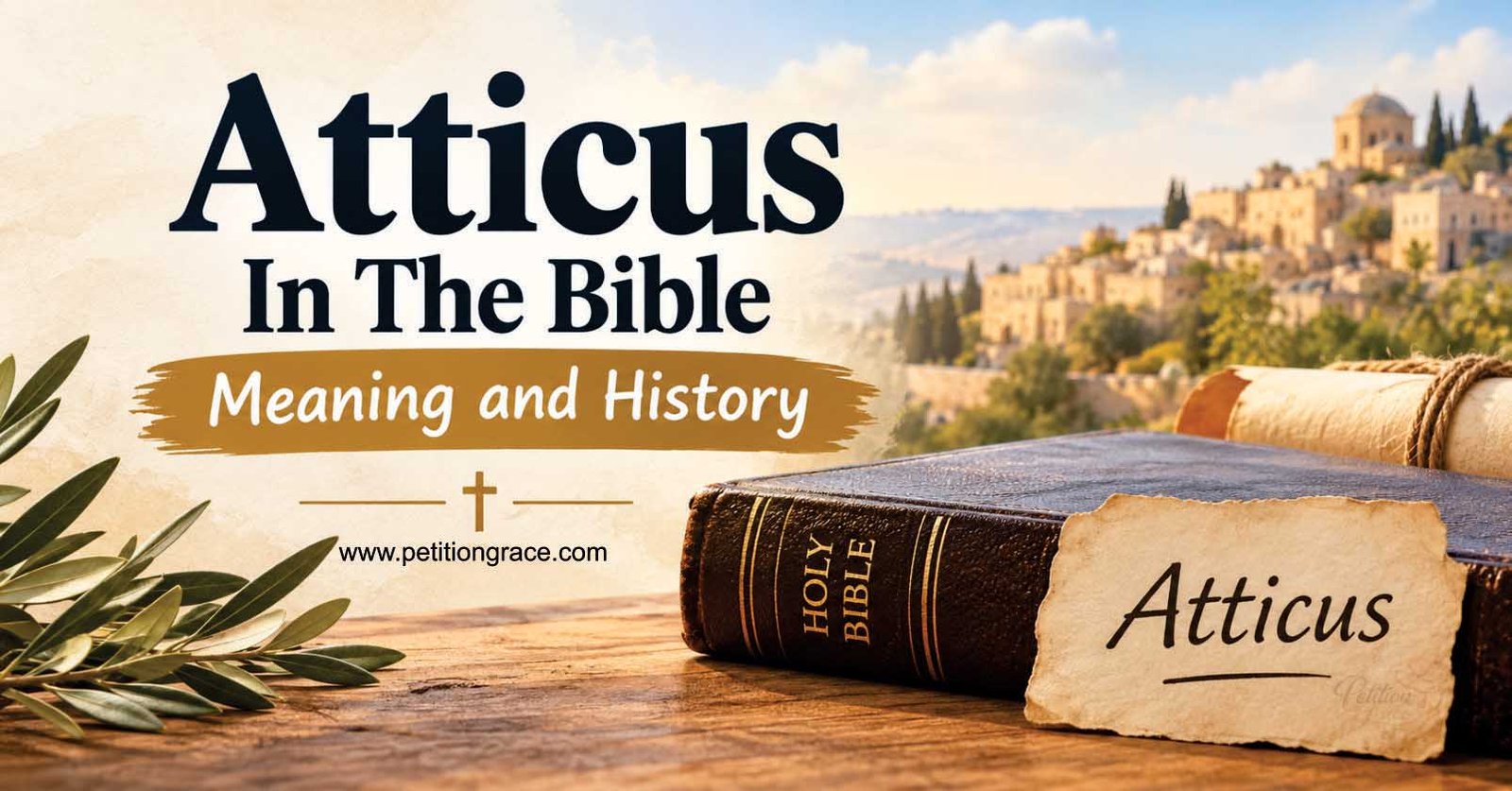 Atticus In The Bible: Surprising Meaning and History