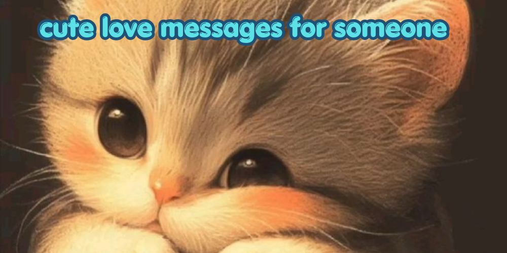 cute love messages for someone