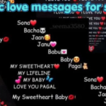 love messages`