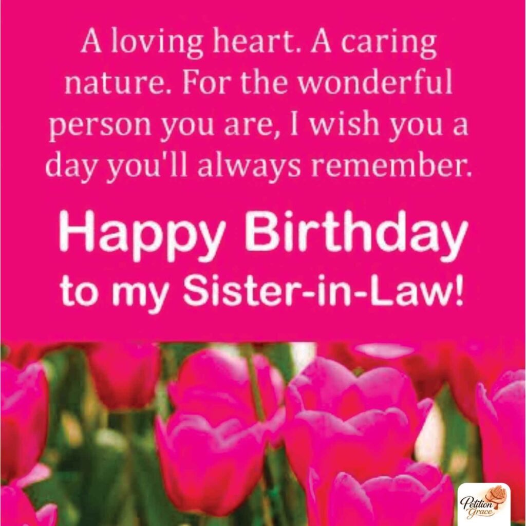 Birthday Prayer for Sister in Law