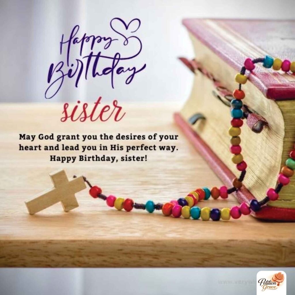 Christian Birthday Wishes for Sister