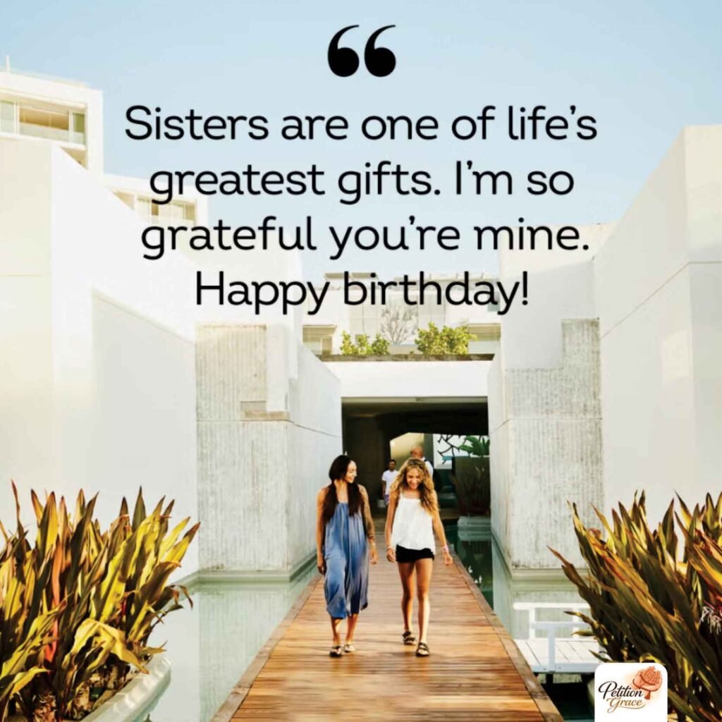 Emotional Birthday Prayer for Sister
