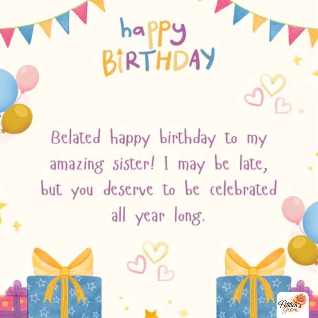 Happy Birthday Wishes to My Lovely Sister