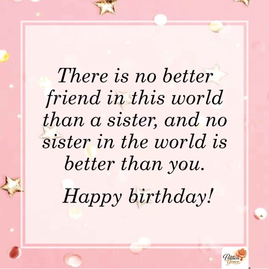 Heartfelt Birthday Prayer for My Sister