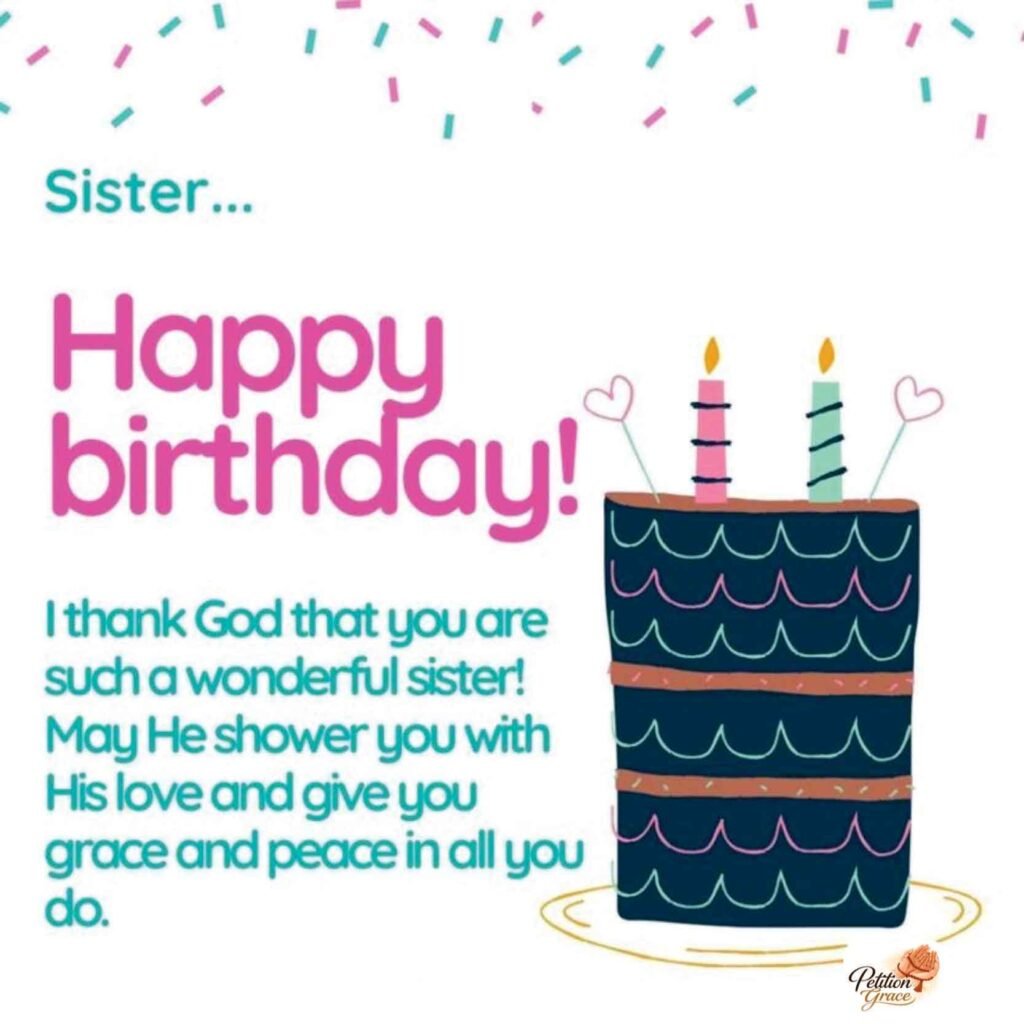 Powerful Birthday Prayer for Sister